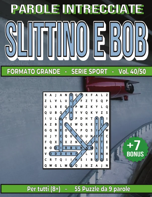 Copertina di Slittino e Bob - Parole Intrecciate