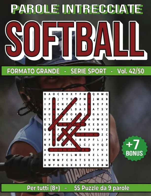 Copertina di Softball - Parole Intrecciate