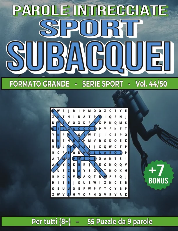 Copertina di Sport Subacquei - Parole Intrecciate
