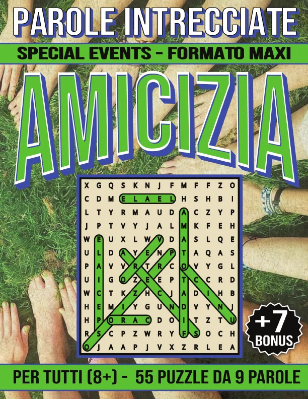 Copertina di Parole Intrecciate – Special Events – Amicizia - per tutti (8+)