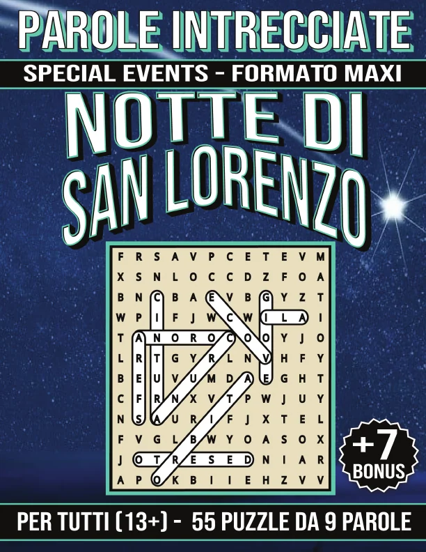 Copertina di Parole Intrecciate – Special Events – Notte di San Lorenzo - per tutti (13+)