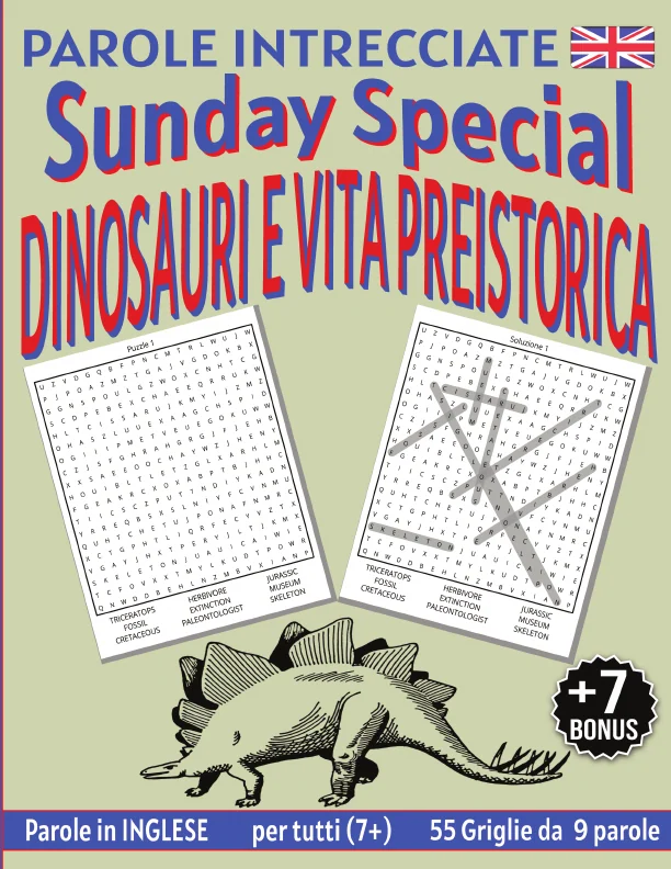 Copertina di Dinosauri e Vita Preistorica