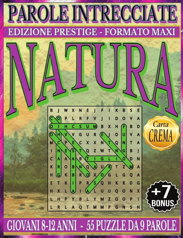 Copertina di Parole Intrecciate – Edizione PRESTIGE – Natura per giovani da 8-12 anni