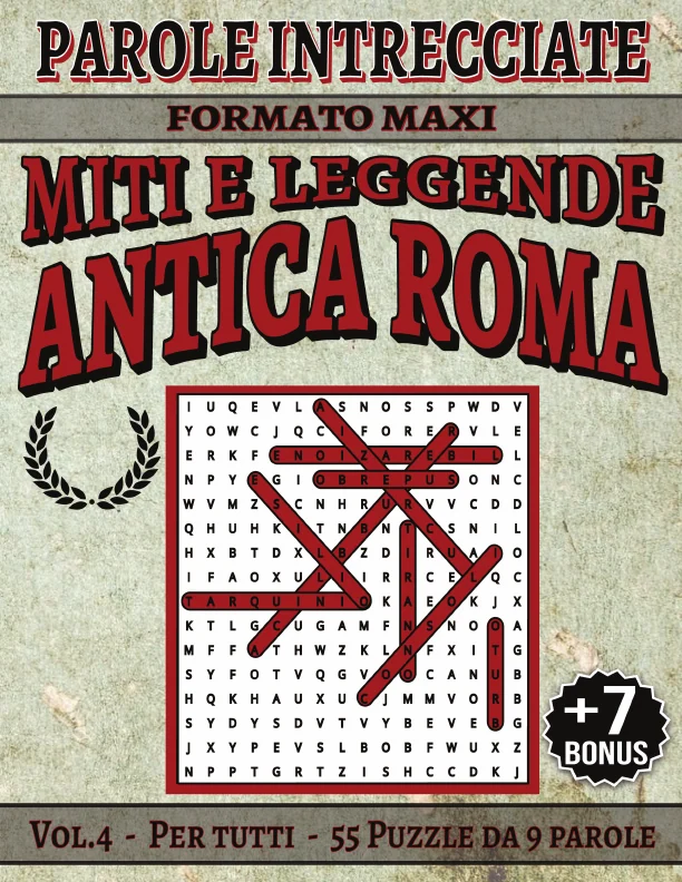 Copertina di Miti e Leggende Antica Roma - Parole Intrecciate