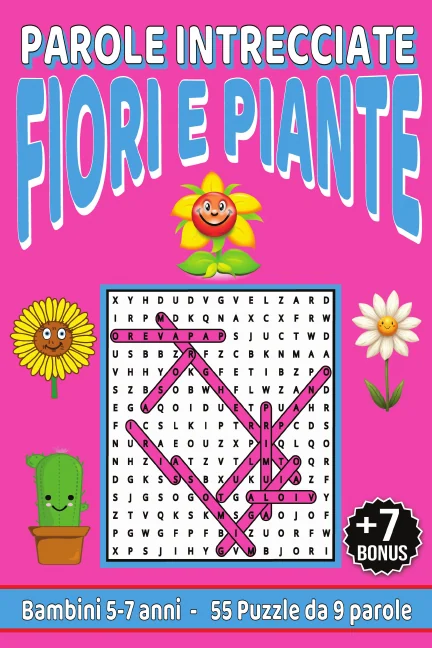 Copertina di Fiori e piante - Parole Intrecciate