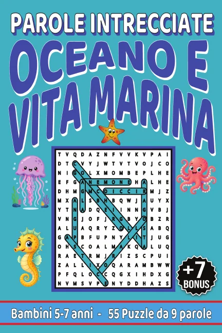 Copertina di Oceano e Vita Marina - Parole Intrecciate
