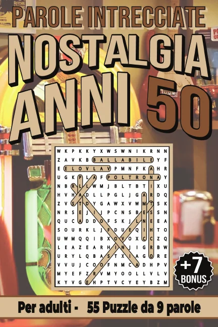 Copertina di Nostalgia anni 50 - Parole Intrecciate