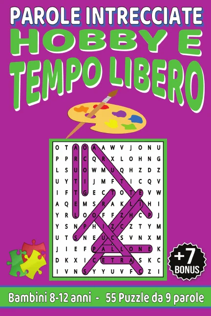Copertina di Parole Crociate su Hobby e Tempo Libero per bambini da 8-12 anni