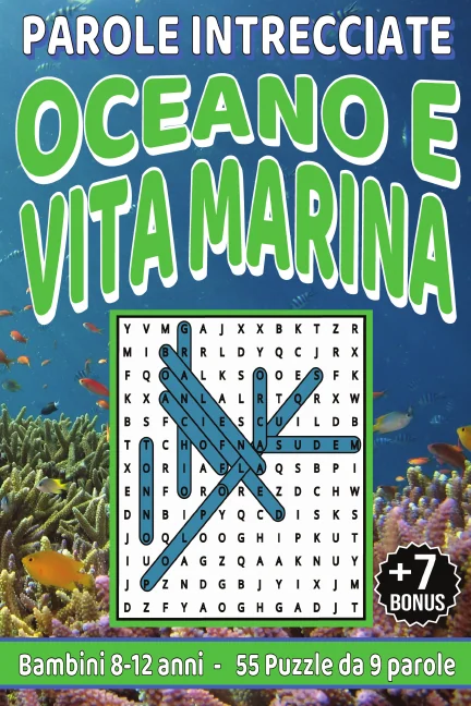 Copertina di Oceano e Vita Marina - Parole Intrecciate