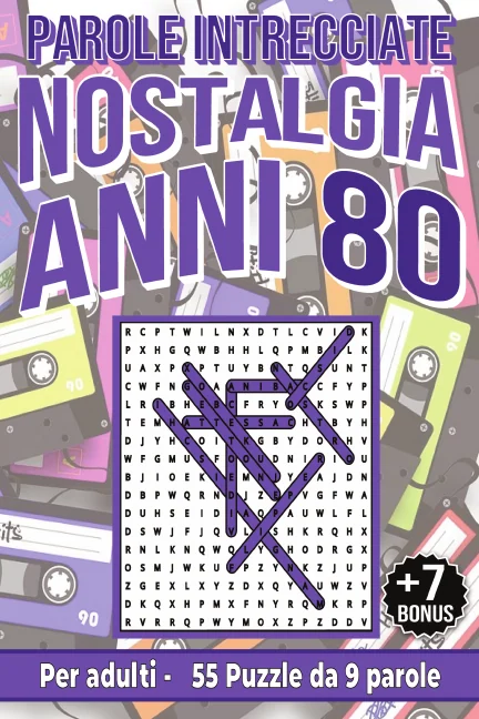 Copertina di Nostalgia anni 80 - Parole Intrecciate