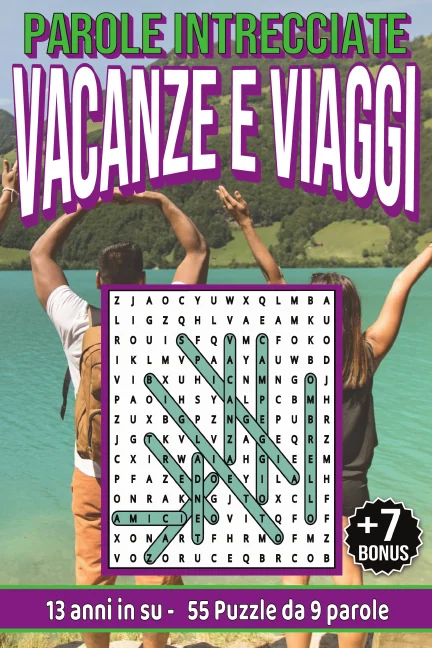 Copertina di Parole Intrecciate "Vacanze e Viaggi" per ragazzi da 13-17 anni