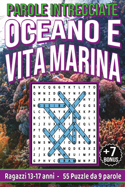 Copertina di Oceano e Vita Marina - Parole Intrecciate