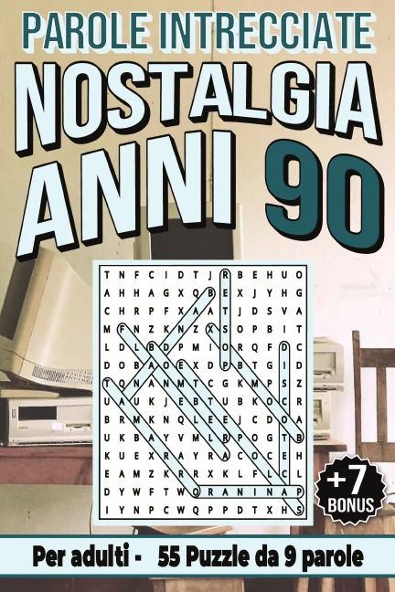 Copertina di Nostalgia anni 90 - Parole Intrecciate