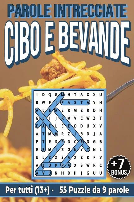 Copertina di Parole Intrecciate "Cibo e Bevande" per tutte le età (13+)